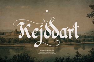 Kejddart | Blackletter Typeface