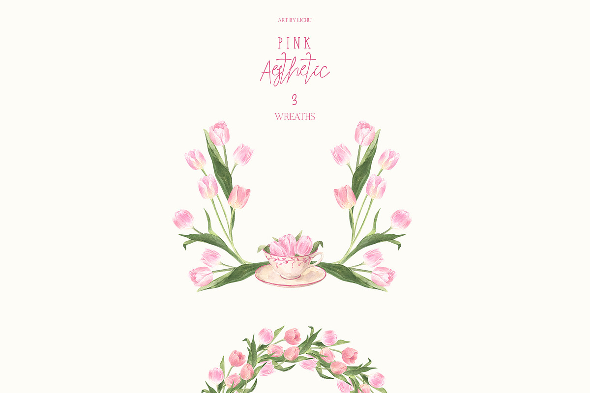 Pink Aesthetic, a Food Illustration by LiChu Art (Photo 8 of 9)