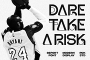 Befort - Futuristic Modern Display, a Sans Serif Font by Pandeka Studio (Thumbnail 9 of 12)