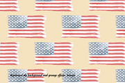 American Flag pattern (vector), a Pattern Graphic by Valerie Bodnar (Thumbnail 3 of 3)