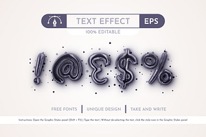 Petroil Editable Text Effect