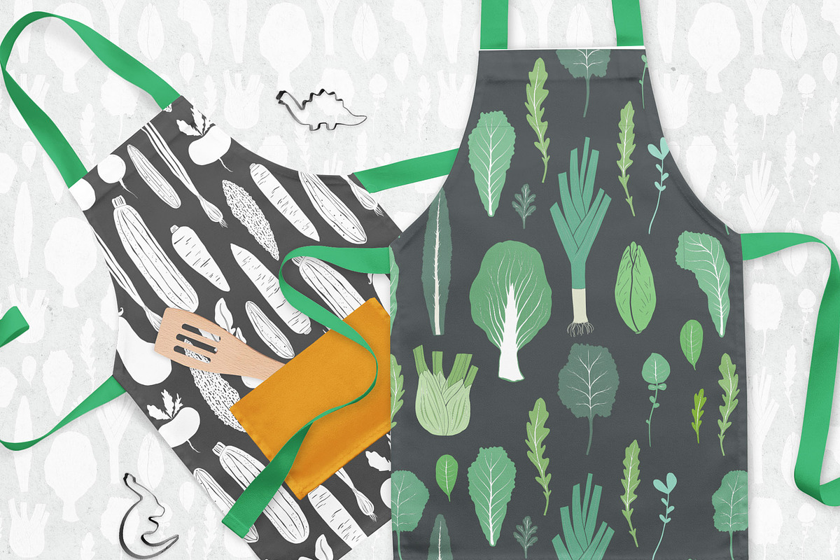 90 Linocut Vegetables Silhouettes, a Graphic by PicByKate (Photo 5 of 7)