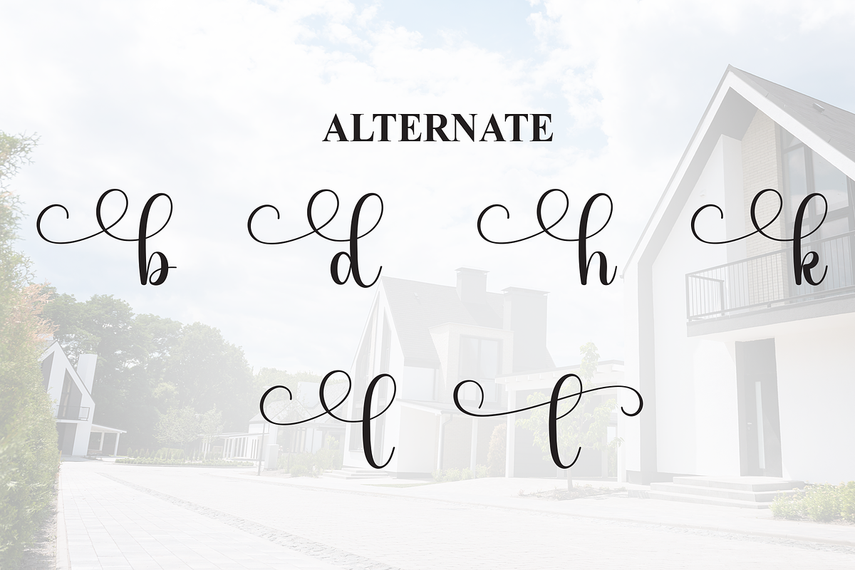 Karmilla Homestay | Script Font, a Handwritten Font by Scratchones (Photo 8 of 9)