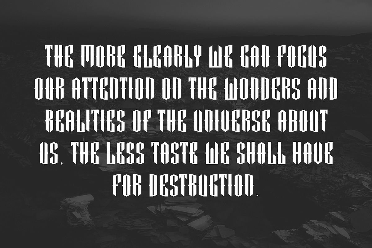 Morviezt Blackletter Display Font, a Blackletter Font by Maulana Creative (Photo 4 of 7)