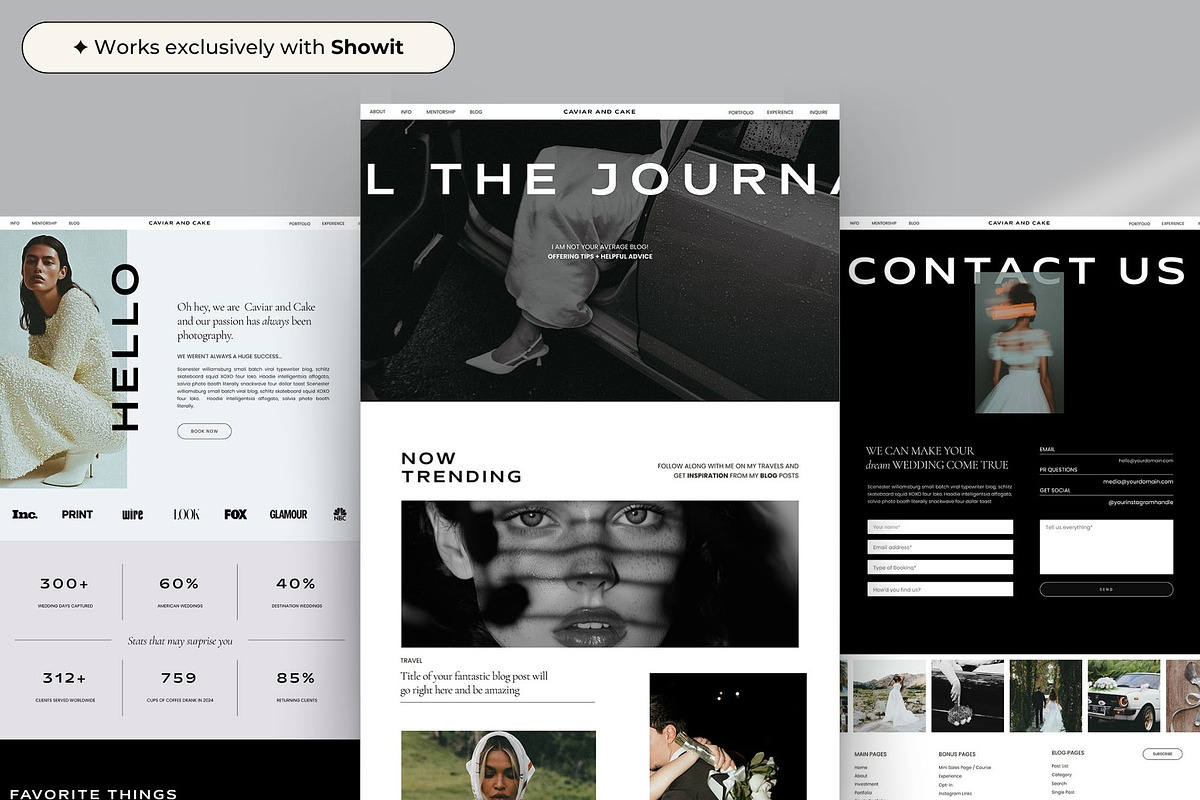 Showit Website Template Photographer, a Websites & App Template by Superhero Design Co. (Photo 5 of 7)