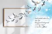 Swallows Watercolour Set, a Decorative Illustration by Tati Bordiu (Thumbnail 2 of 6)