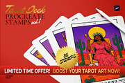 Procreate Tarot Deck Stamps, a Shape Add-On by Spasibenko Art (Thumbnail 2 of 6)