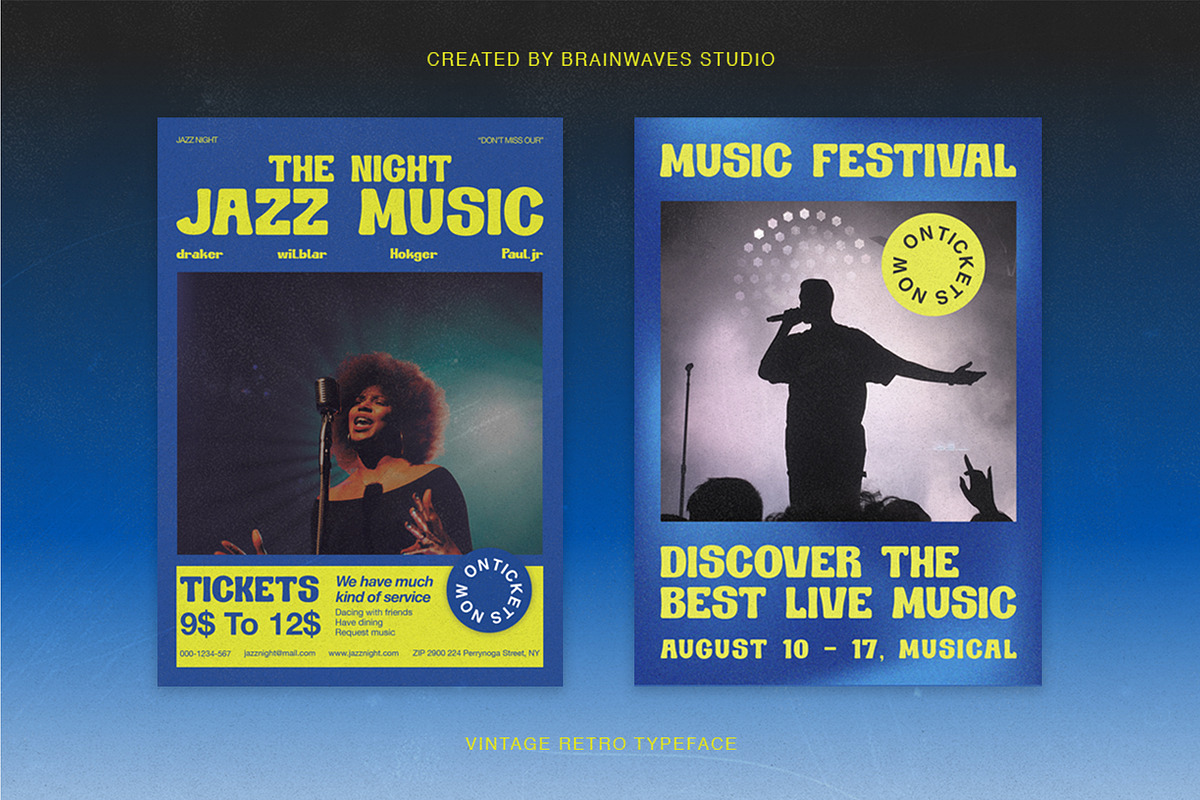 Pillbery - Retro Display Font, a Sans Serif Font by Brainwaves.Studio (Photo 8 of 8)