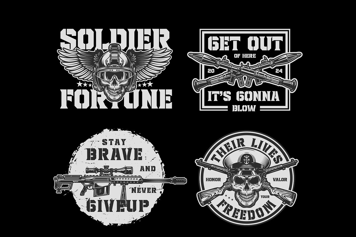Defront Stencil Font, a Sans Serif Font by RantautypeStudio (Photo 10 of 15)
