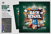 Back To School Flyer Template, a Flyer Template by Tarommir (Thumbnail 1 of 3)