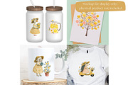 Floral Spring Animals Clipart, Goose, an Animal Illustration by Nicole Branger Art (Thumbnail 15 of 22)