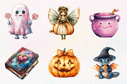 Cute Halloween Huge Bundle, an Illustration by CreationArt (Thumbnail 5 of 5)