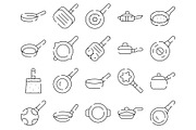 Frying pans and skillets kitchen, an Object Graphic by pikepicture (Thumbnail 2 of 3)