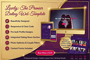 Lovely Dating & Social HTML Template, a HTML Template by Themeplaza (Thumbnail 1 of 7)