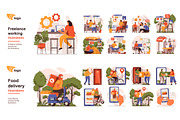 Bundle Concept Vector Illustrations, a Templates & Theme by alexdndz (Thumbnail 8 of 20)