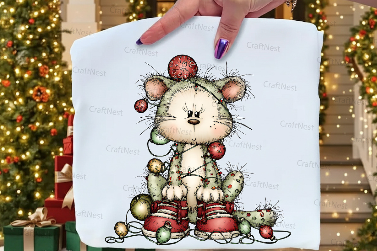 Whimsical Grumpy Animals Christmas, an Illustration by Craft Nest (Photo 8 of 8)