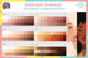 Procreate Skin Tone Swatches Palette