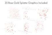 Metallic Paint Splatters Bundle, an Object Graphic by The Digital Download Shop (Thumbnail 5 of 7)
