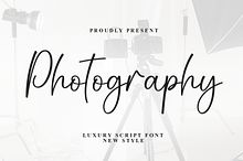 Photography | Script Font