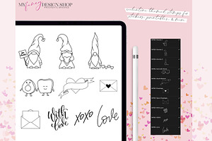 Procreate Valentine Brush Set