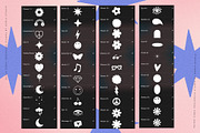 Retro Vibes Procreate Stamp Brush, a Brush Add-On by Darla Studio (Thumbnail 9 of 11)
