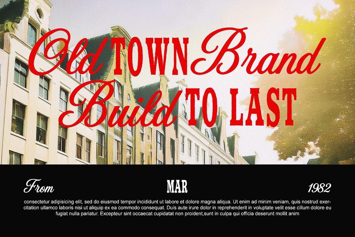 Strimbey Retro Serif Script Font Duo, a Script Font by Maulana Creative (Photo 2 of 7)