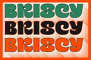 SG - BRISCY Display Font