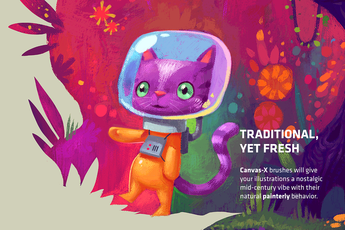 Canvas X - Procreate Brush Pack preview 3