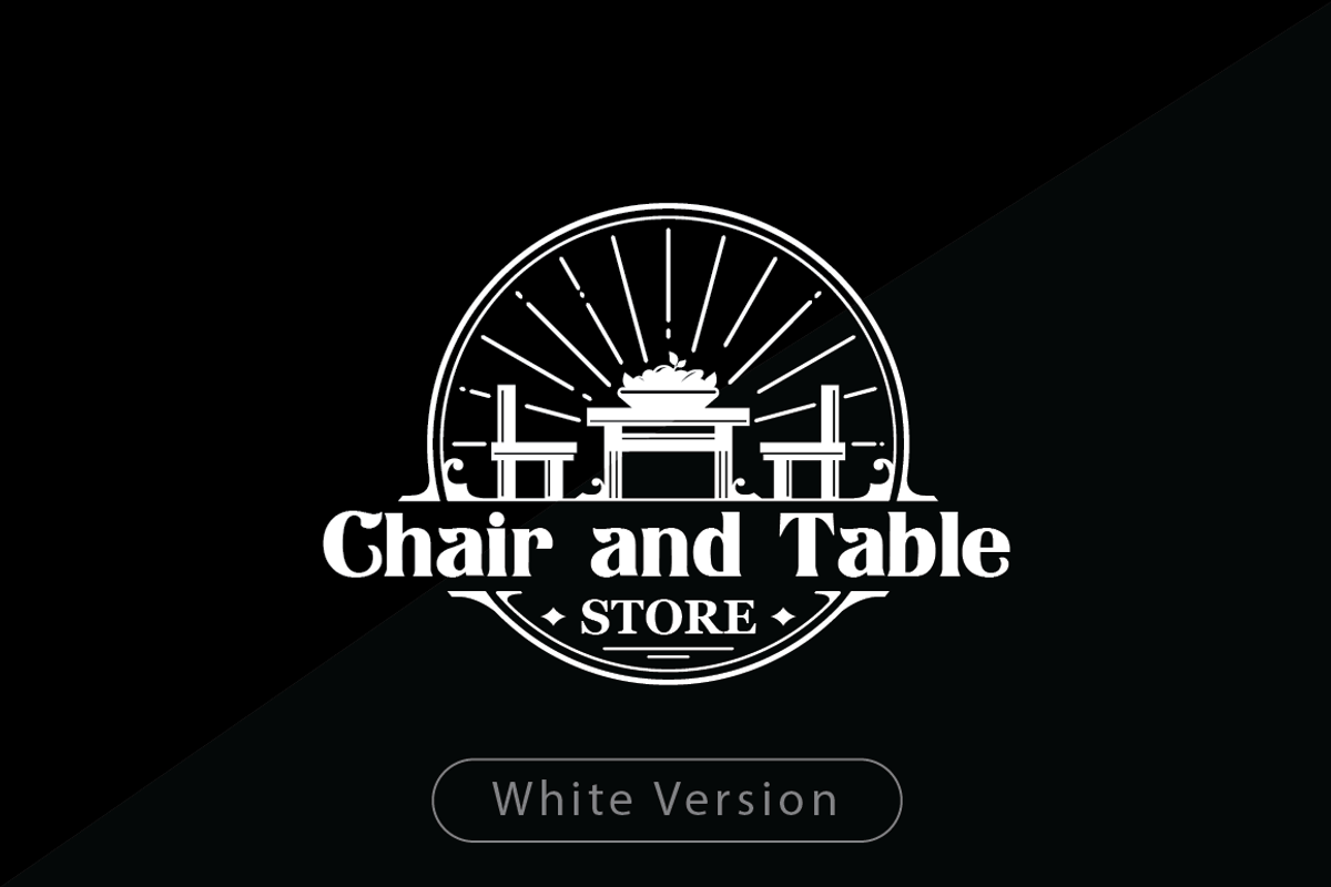 Chair and Table Store Logo, a Branding & Logo Template by Heavtryq Design (Photo 3 of 4)