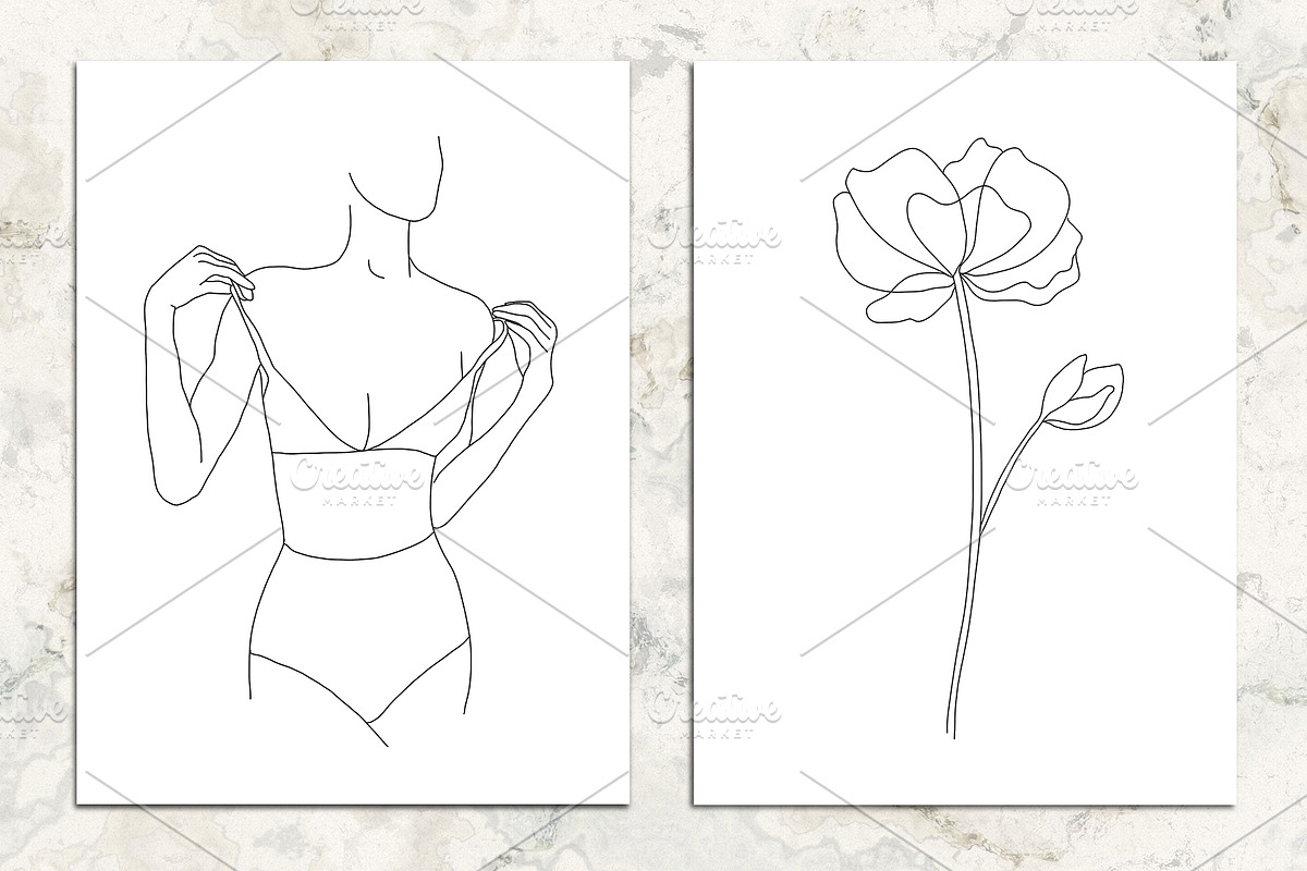 Line Art Print, a Decorative Illustration by Miracles Everywhere (Photo 2 of 6)
