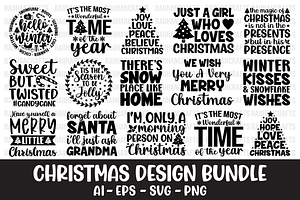 Christmas Design Bundle Svg