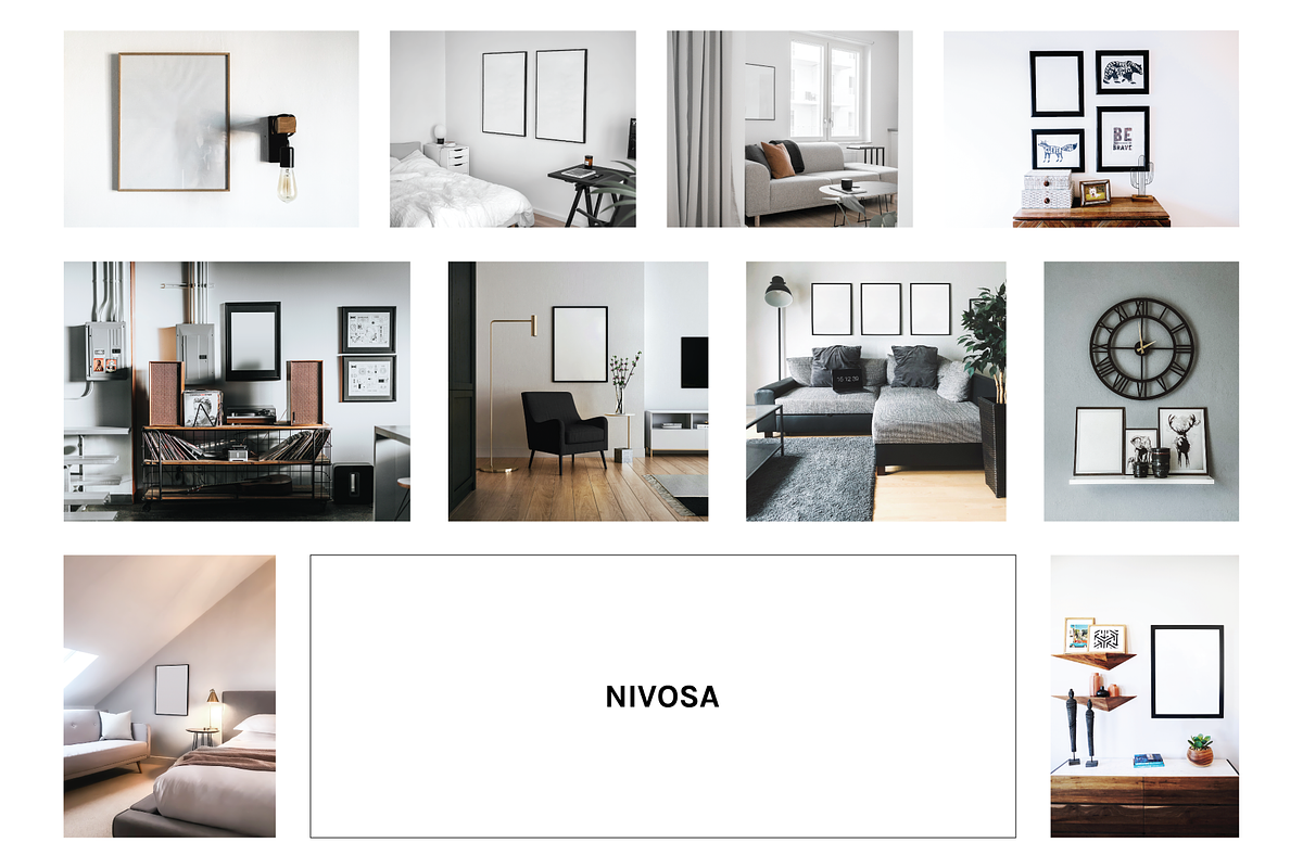 Picture Frame Mockup Ultra Bundle 2, a Household Mockup by Saguaro Digital (Photo 11 of 32)