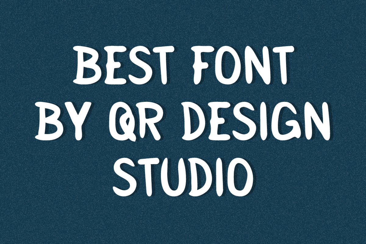 Resonek - Paint Display Font, a Sans Serif Font by QR Design Studio (Photo 6 of 6)
