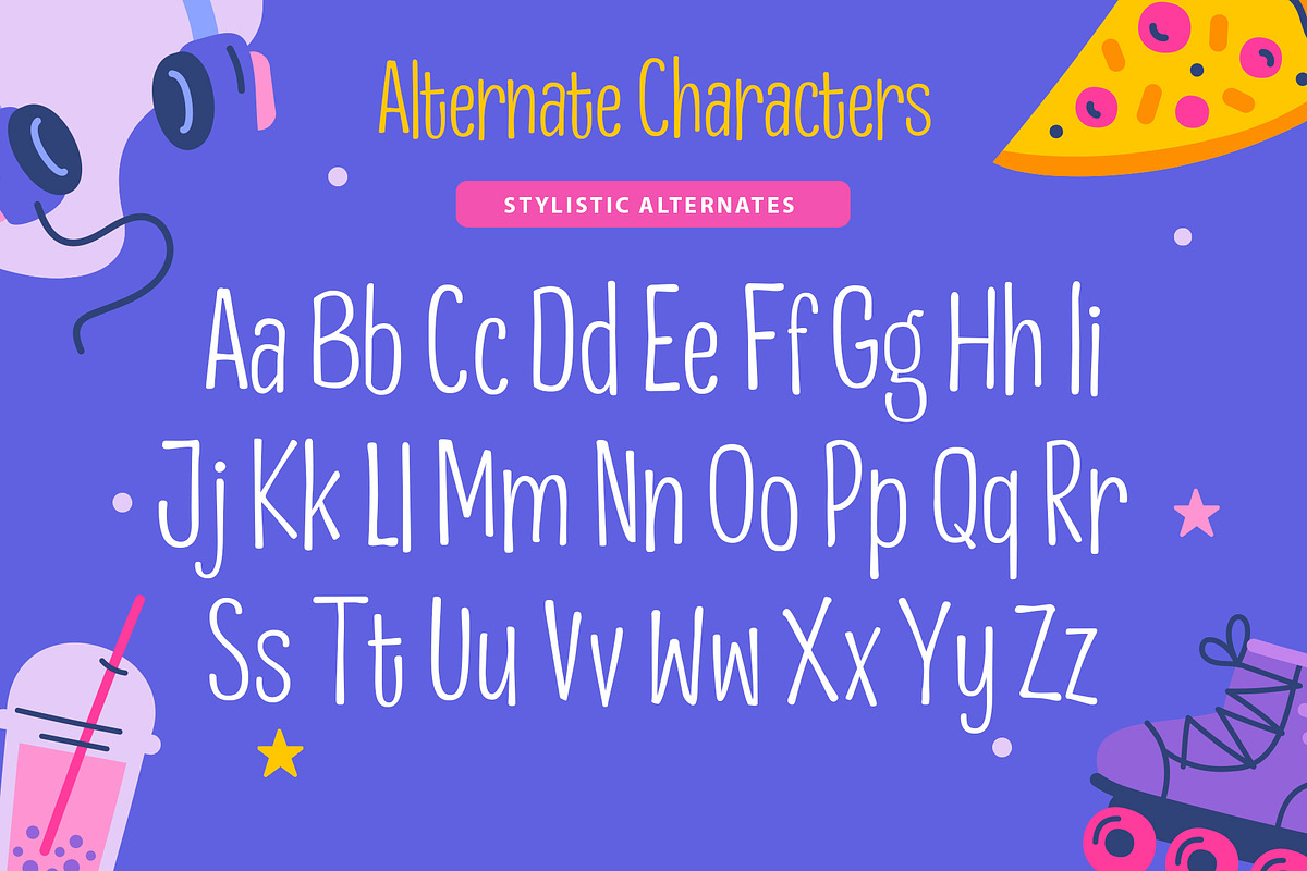 Twinkael – A Playful Font, a Sans Serif Font by Get Studio (Photo 8 of 8)
