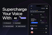 Voice AI - Voice AI UI Kit, an UI Kit Template by Lumina_ui_ux202 (Thumbnail 1 of 8)