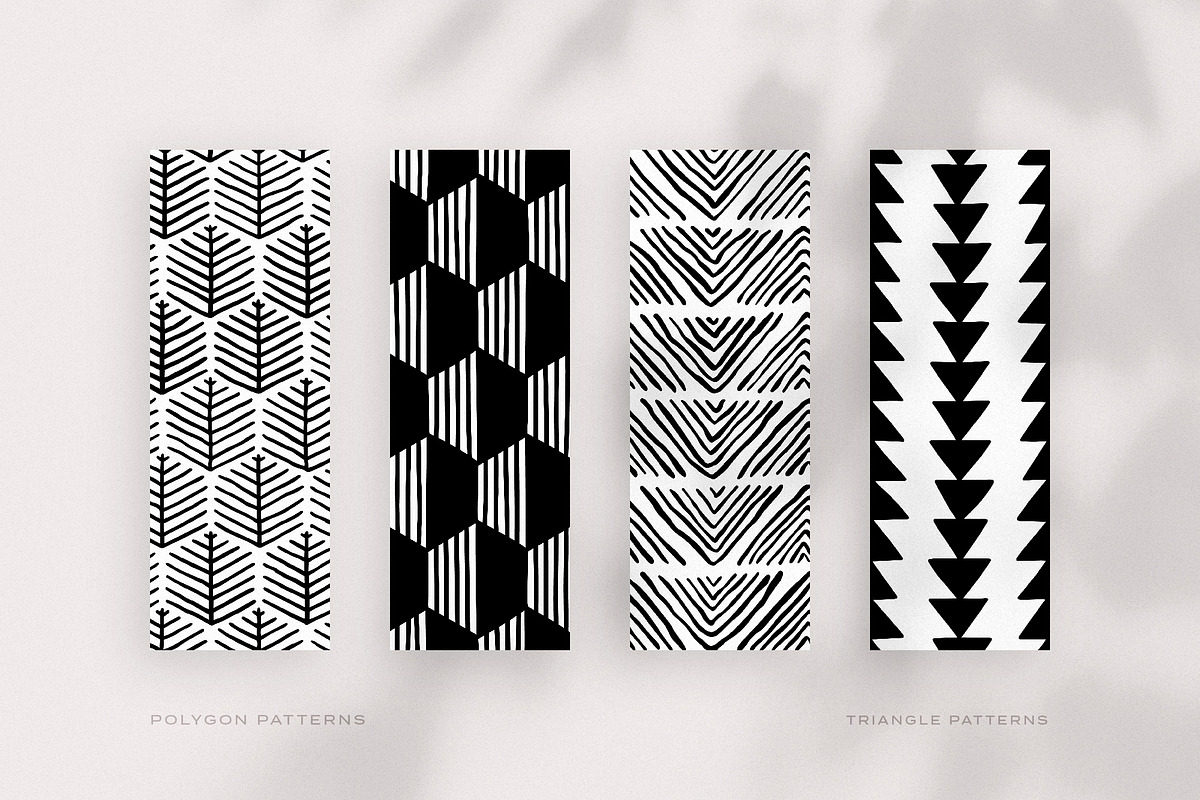 120 Hand-Drawn Organic Patterns, a Pattern Graphic by Rienne Studio (Photo 23 of 25)