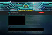 Gaming Channel Youtube Banner, a Social Media Template by Midgardians (Thumbnail 2 of 3)