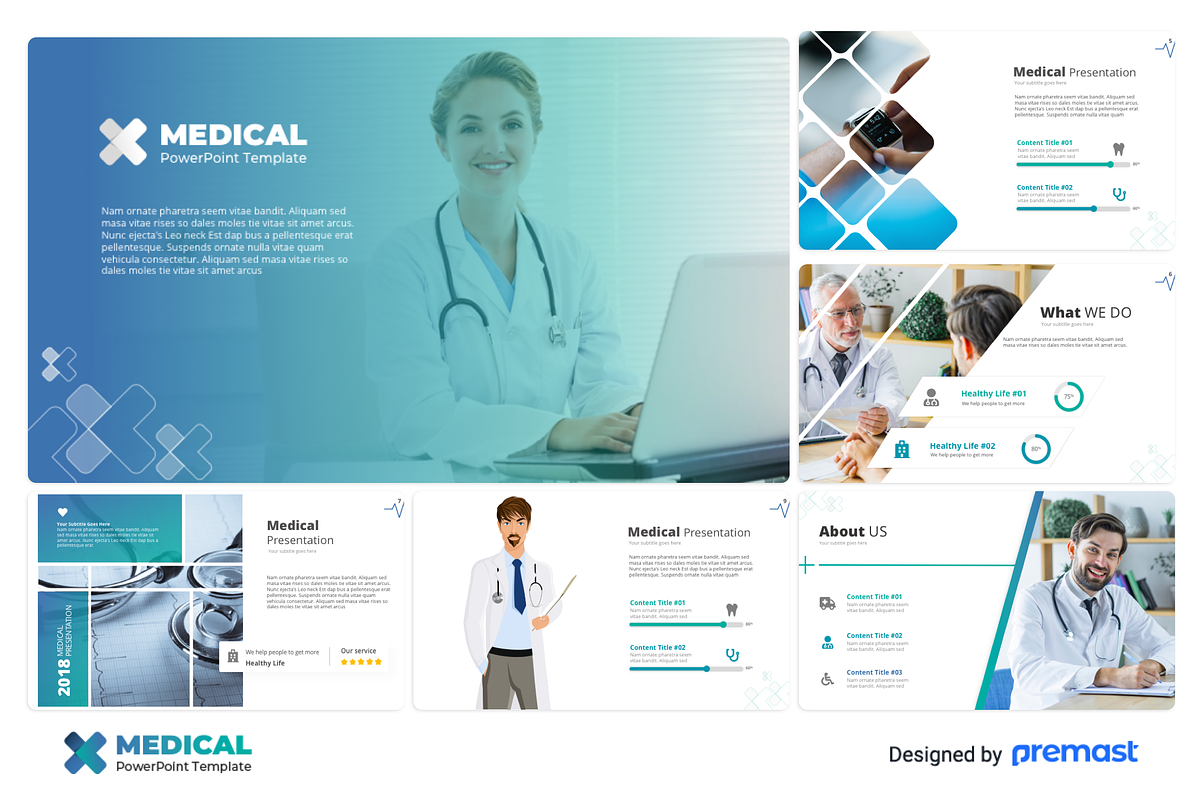 Medical Powerpoint Template, a Presentation Template by Premast (Photo 4 of 11)