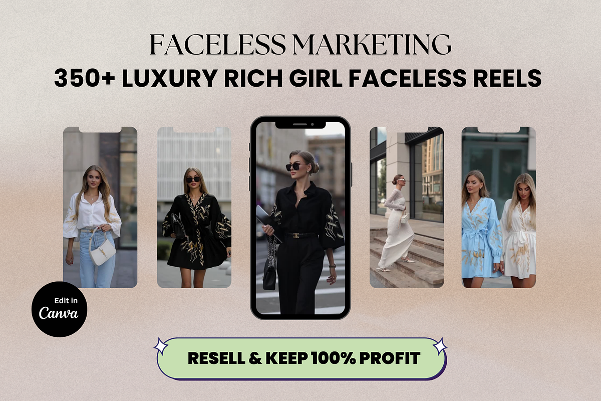 Luxury Aesthetic Reels Video Bundle, a Social Media Template by Design By Hira (Photo 2 of 10)