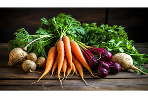 organic vegetable food background ai, a Food & Drink Photo by pikepicture