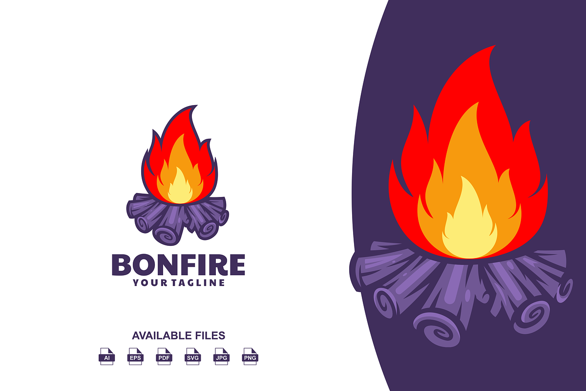 Bonfire Logo, a Design Template by artchiles_design