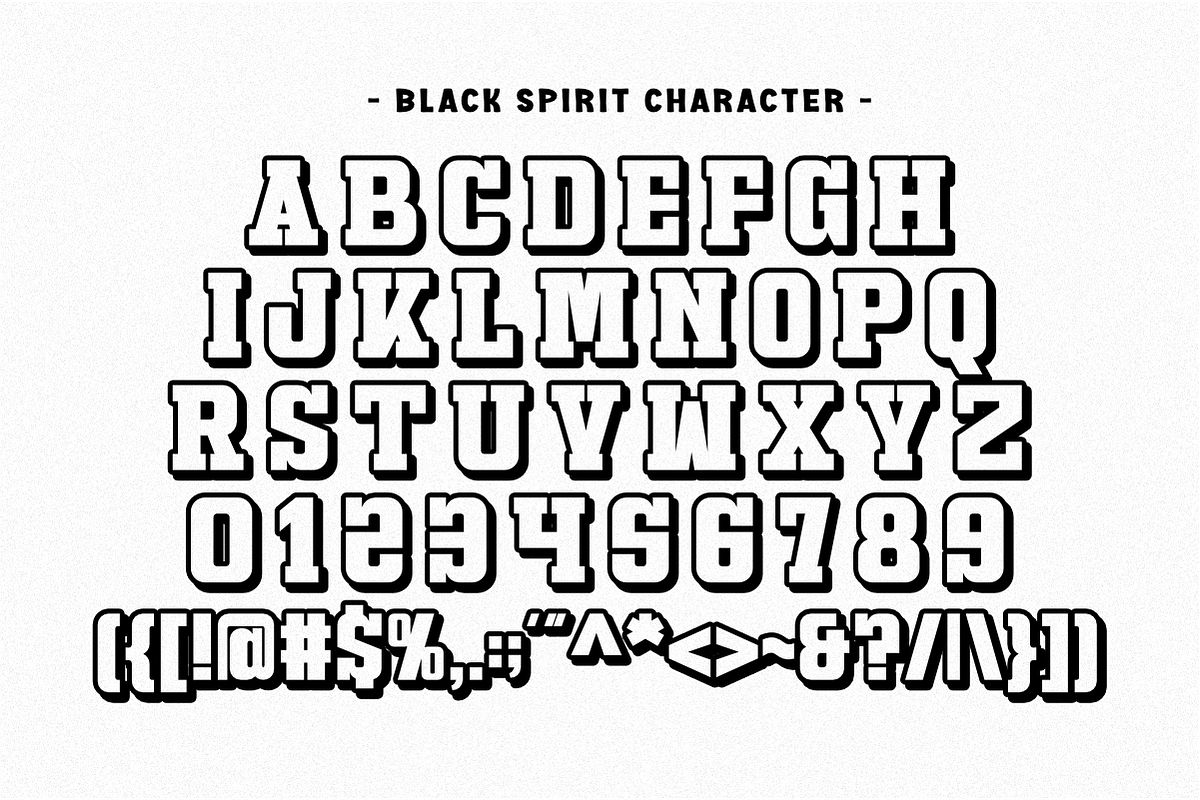Black Spirit - Condensed Slab Serif, a Slab Serif Font by Pian45 Studio (Photo 7 of 8)