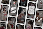 100 Romantic Instagram Reels, a Social Media Template by DigiPax (Thumbnail 3 of 10)