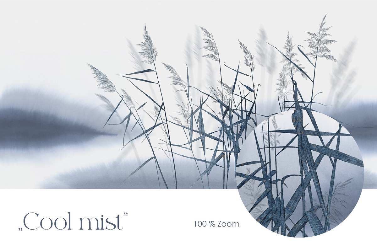 Silent meadow – botanical wall mural, a Wallpaper Graphic by Timofi Art (Photo 4 of 12)