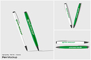 Pen Mockup, a Pens & Pencil Mockup by Unerispace (Thumbnail 1 of 5)