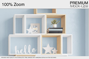 Nursery Crib Wall & 90 Frames