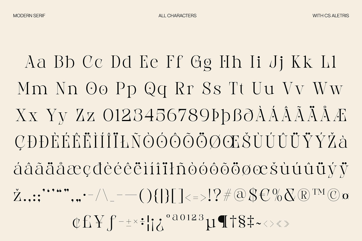 CS Aletris – Modern Serif Font, a Serif Font by Craft Supply Co. (Photo 8 of 8)