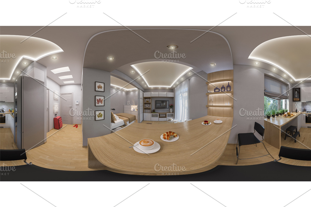 360° degrees interior design, a Decorative Illustration by RichmanStudio (Photo 3 of 7)