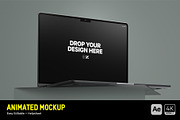 Animated Mockup Macbook Pro, a Mac Mockup by HAZARD MOCKUPS (Thumbnail 1 of 6)