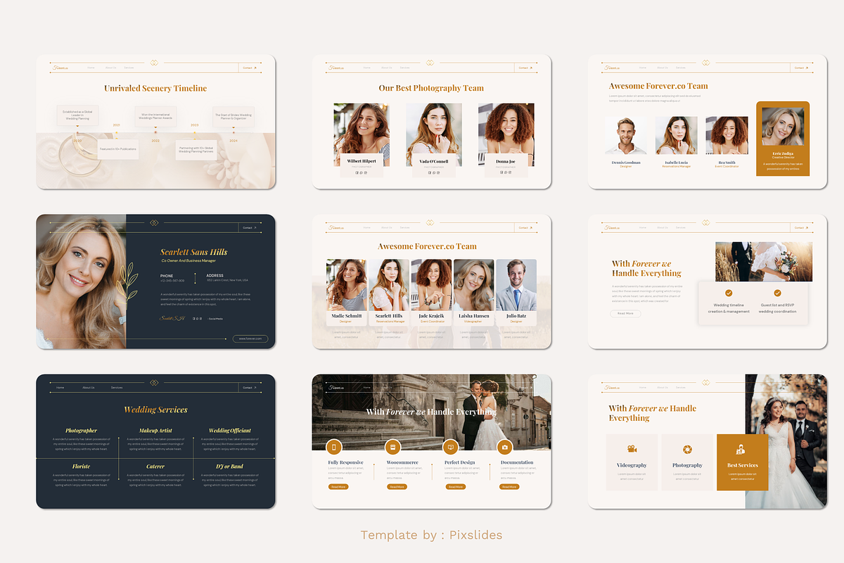 Wedding Planner Organizer PowerPoint, a Presentation Template by Pixslides (Photo 4 of 8)